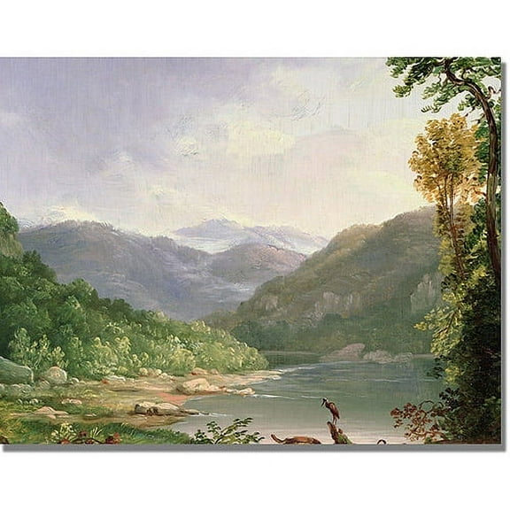Trademark Fine Art "Kentucky River" Canvas Art by Thomas Whittredge