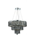 thumbnail image 2 of Elegant Lighting Maxime 20" 9 Light Elements Crystal Chandelier, 2 of 2