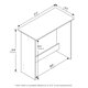 thumbnail image 2 of Mesa de estudio Furinno 14035OK Simplistic Sonoma Oak Furinno Ver descripción, 2 of 6