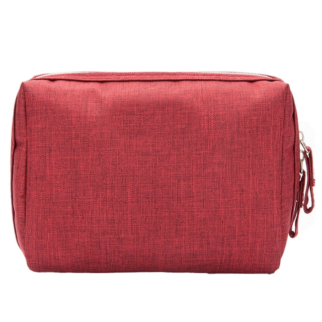 Hukapapa Lavado de viaje impermeable de gran capacidad, bolsa de almacenamiento de bolsa de cosméticos de mano bolsa de almacenamientoclaret