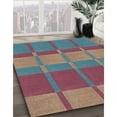 thumbnail image 3 of Ahgly Company Machine Washable Indoor Square Transitional Dark Sea Green Area Rugs, 6' Square, 3 of 7