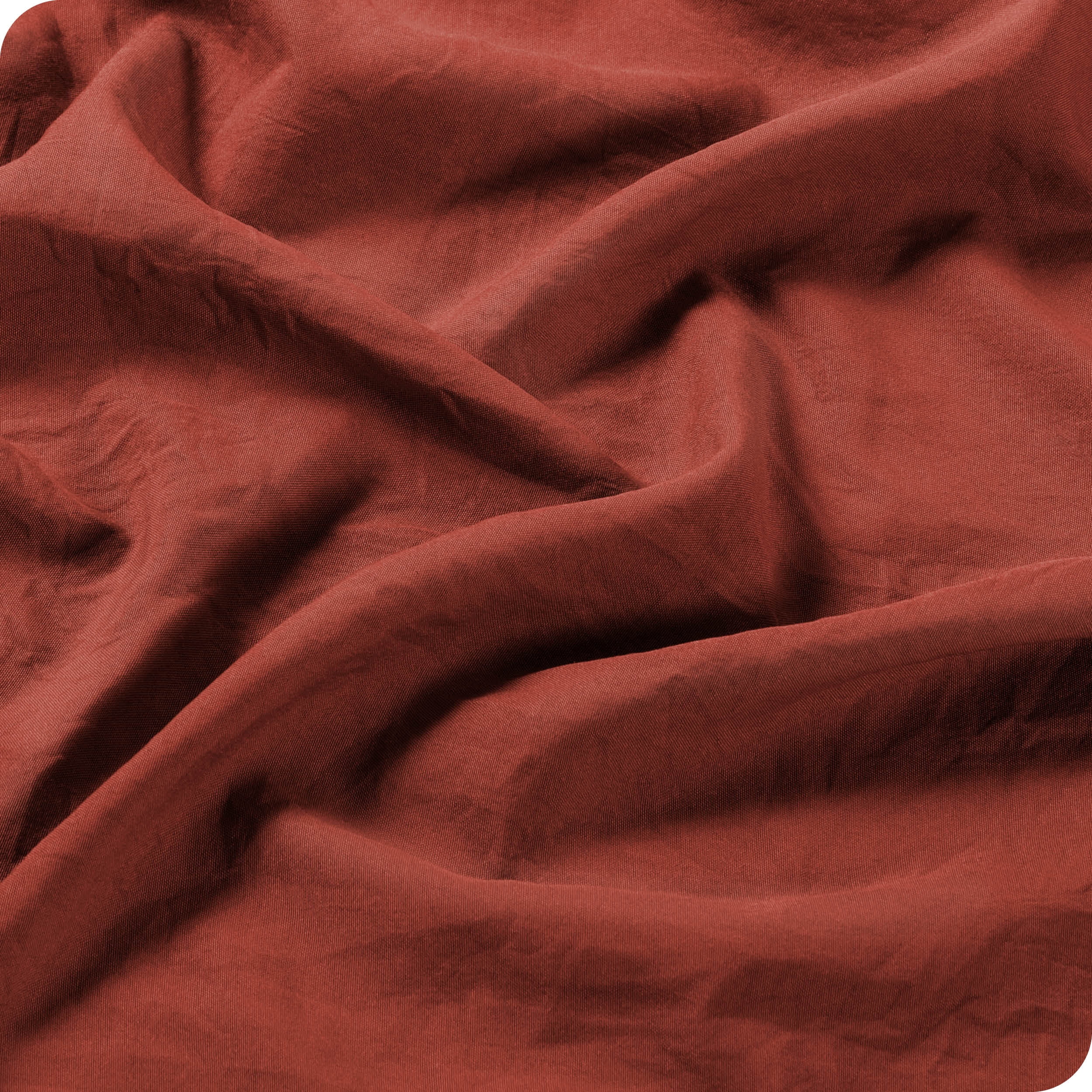Bare Home Sandwash Microfiber Duvet Cover & Sham Set, Twin/Twin XL, Rosewood, 2-Pieces