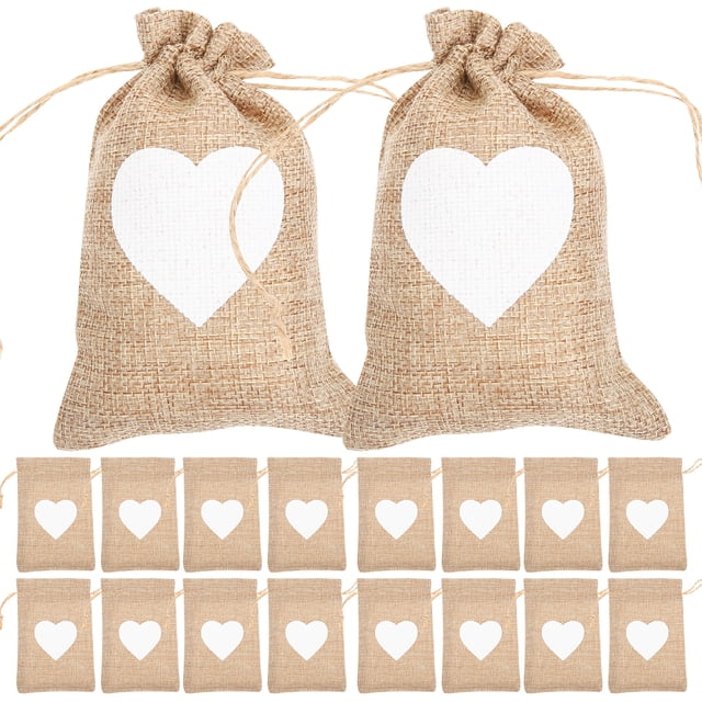 MasteelfCA 25pcs Gift Pouches Drawstring Gift Packing Bags Portable Sundries Containers for Christmas