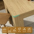 thumbnail image 6 of ANPOO 70.8"-110" Extendable Dining Table for 6-12 Person, Large Wood Kitchen Table, Rectangular Table for Gatherings, Meeting for Small Kitchens, Dining Office, 6 of 8