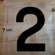 thumbnail image 4 of Parches termoadhesivos de color rojo y negro de 5 a 23 cm con letras para hacer tú mismo, para camisetas de baloncesto, fútbol y ropa, 4 of 5