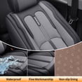 thumbnail image 6 of Fit for Toyota Camry 2025, Black and Gray Car Seat Covers, Premium Leather 5 Piece Full Set Waterproof Fine Exquisite Workmanship, Pet Car Seat Covers, 6 of 9