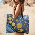 thumbnail image 5 of Marble Texture Waterproof Picnic Blanket with Foldable Zipper, Suitable for Outdoor Use, Suitable for Travel, Camping, Beaches, Parks, Grasslands, Picnic Blanket Accessories, 5 of 8