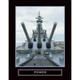 thumbnail image 3 of Unknown 12x14 Black Modern Framed Museum Art Print Titled - Power - Battleship, 3 of 5