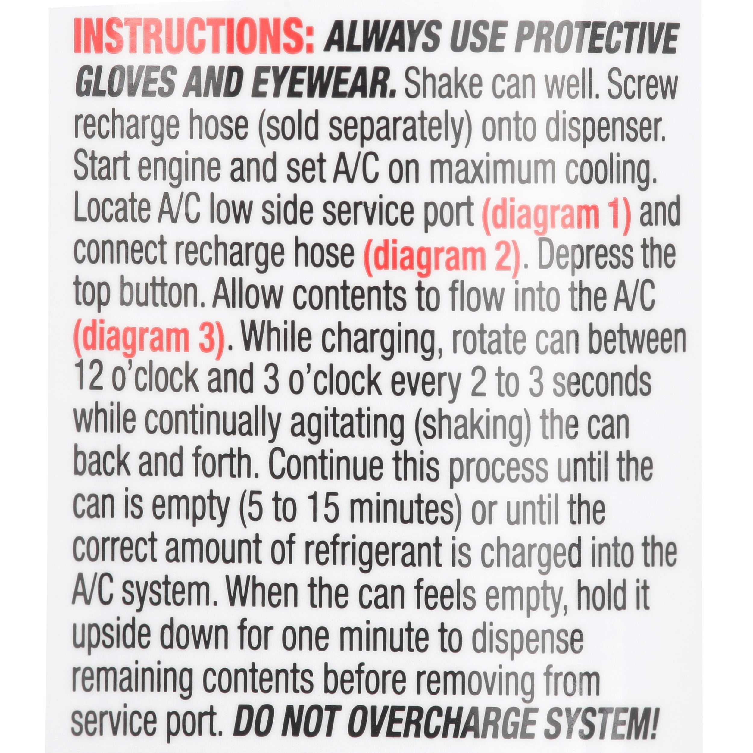 EZ Chill Refill R-134A Refrigerant Plus Oil - 12 oz