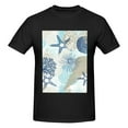 thumbnail image 4 of Bingfone Algae Corals And Seashells Men'S Loose Fit Short-Sleeve Pocket T-Shirt, 4 of 7