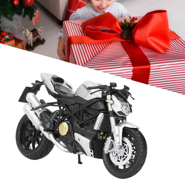 Juguete Modelo De Motocicleta Para Niños, Colección De Juguetes Modelo De Motocicleta De aleación De Alta Simulación Rueda Trasera Con Absorción De Impactos Para Juego Diario