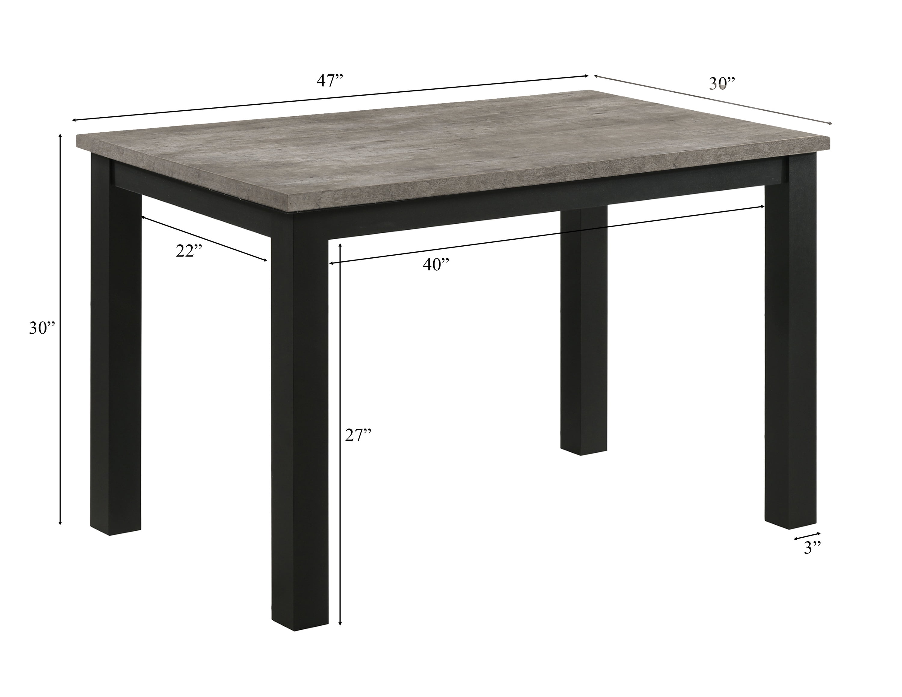 Rectangular Dining Table Wooden Dining Room