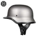 thumbnail image 1 of Motorcycle DOT German Style Half Helmet + Goggles for H-arley Biker Pilot Unisex Motorbike Helmets M/L/XL Size, 1 of 5