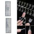 thumbnail image 2 of ROZYARD 240 Pcs Short Oval Shaped Half Cover Nail Tips Round False Nail Tips for Nails, 2 of 18