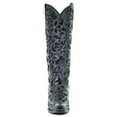 thumbnail image 4 of CORRAL Adult Female Full Inlay and Studs Tall Top Boots, Color: Black, Size: 8.5, Width: M, 4 of 5