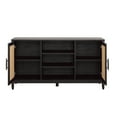 thumbnail image 5 of Better Homes & Gardens Springwood Cane TV Stand for TV's up to 65", Charcoal Finish, 5 of 13