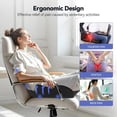thumbnail image 6 of Coccyx Cushion for Tailbone Pain, Memory Foam Seat Cushion, Black Mesh Fabric, 18X14 in, 1 Pc, Pressure Relief Seat Cushion, Butt Cushion for Long Sitting, office Seat Cushion, 6 of 6