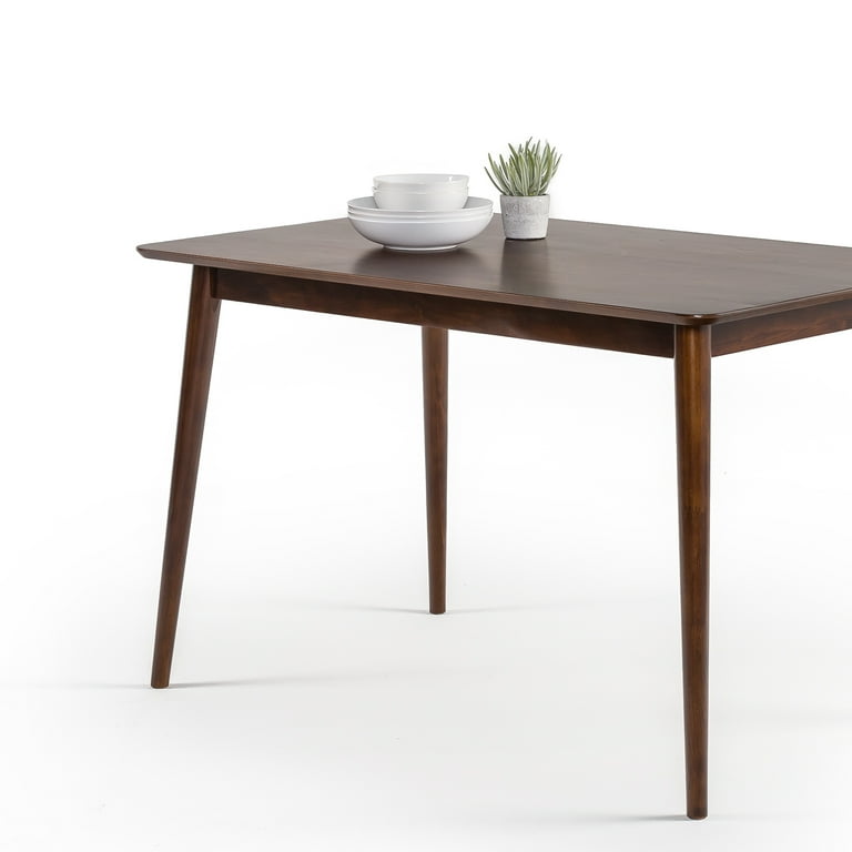 Zinus farmhouse large wood dining table discount