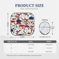 thumbnail image 2 of Kdxio Colorful Mushrooms Print 2-Piece Sun Shade Front Windshield - Foldable Car Front Window Sunshades For Most Sedans Suv Truck, 2 of 6