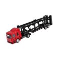 thumbnail image 3 of Camión de remolque de juguete, vehículos de construcción, vehículos de ingeniería realistas para niños, coche de plataforma plana Rojo, 3 of 9