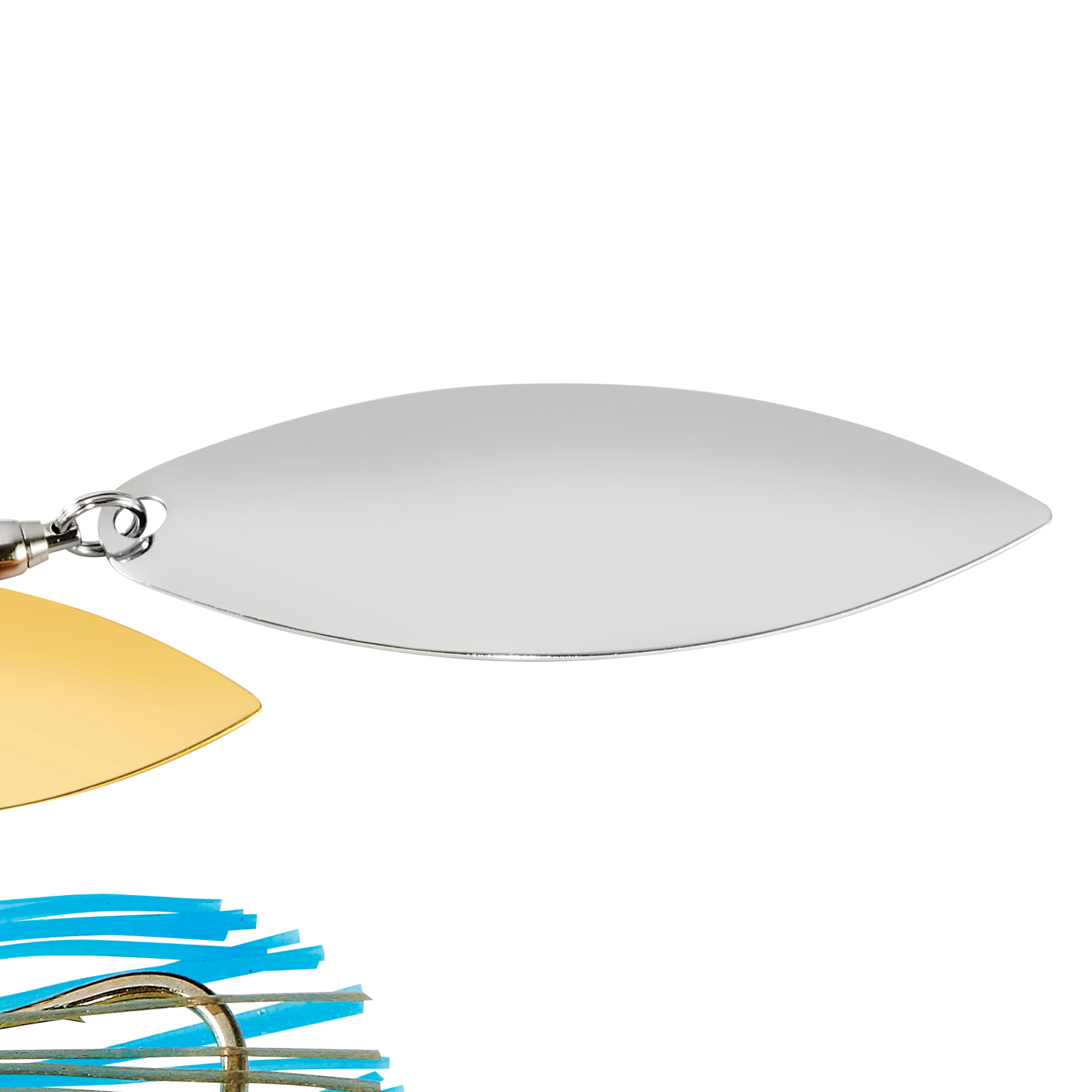 (2 pack) War Eagle Nickel Frame Double Willow Spinnerbaits Sexxy Shad 3/8 oz.
