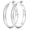 Silver-30MM, variant on 4mm Wide Large Silver Hoop Earrings Lightweight 925 Sterling Silver Hoop Earrings for Women Hypoallergenic Big Thin Hoops Earring for Women 30/40/50/60/70MM
