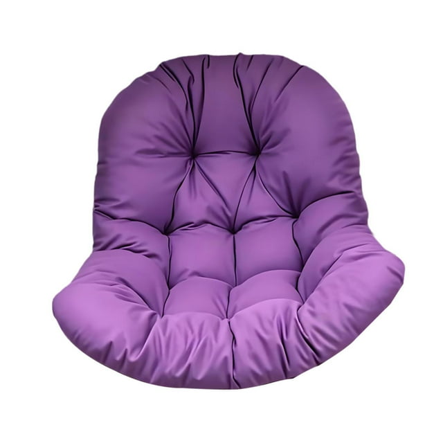 Cojín para silla de columpio, cómodo cojín de repuesto para hamaca, cojines de respaldo Violeta