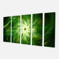 thumbnail image 2 of Feux d'Artifice Verts Fractals Rotatifs - Impression sur Toile Florale, 2 of 3