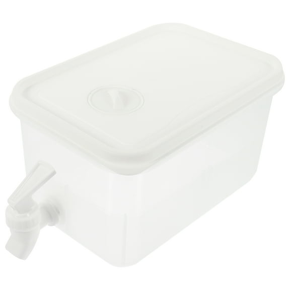 White Tabletop Water Dispenser Bottles Jug Refrigerator with Faucet