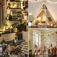 thumbnail image 2 of SUMMIT String Lights for Bedroom, 33ft 100 Led Connectable Globe String Lights Indoor, Hanging Fairy Lights Plug in with Remote for Kids Room Dorm Classroom Outdoor Christmas Tree Decor, Warm White, 2 of 18