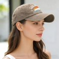 thumbnail image 5 of Unisex Retro Lake Ontario Baseball Cap, Vintage Graphic Trucker Hat with Adjustable Strap, 5 of 6