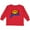 Red, variant on Inktastic Little Brother Superhero Boys Long Sleeve Toddler T-Shirt