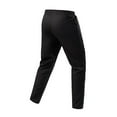 thumbnail image 3 of Wdfiry Men's Workout Pants Solid Color Zipper Pockets Pants Drawstring Plus Size Fitness Sport Jogger Sweatpants, 3 of 4