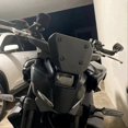 thumbnail image 4 of Motorcycle Windshield Windscreen Visor Wind Screen Deflector Black, 4 of 5