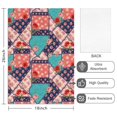 thumbnail image 2 of 2 Pcs Pioneer Flower Floral Print Pattern Kitchen Towels, Funny Microfiber Dish Towel Set, 18" X 26" Tea Towels, 2 of 6