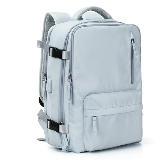 Mochila de viaje VGCUB grande 40 L impermeable para mujeres y hombres azul