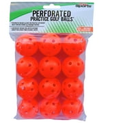 PrideSports Perforated Practice Balls-Orange