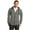 Grey-PK1, variant on District DT800 Young Men's The Concert Fleece Full Zip Hoodie