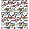 thumbnail image 3 of Ambesonne Penguin Duvet Cover Sets, Winter Cartoon Animal, 2-Twin, Multicolor, 3 of 4