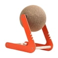 thumbnail image 2 of Juguete rascador para gatos, adorno multifunción con soporte para rascar Naranja y L, 2 of 9