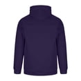 thumbnail image 3 of Men Raglan Pullover Multiple Pockets Half Zipper Sport Hoodie Solid Coat for Winter, 3 of 7