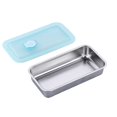thumbnail image 1 of Stainless Steel Double Compartment Snack Containers And Go Snack Container Reusable Dishwasher Double Condiment Containers With Lids Snacks Dips Takeout Travel, 1 of 4