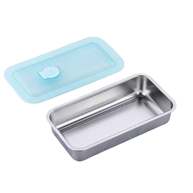 Stainless Steel Double Compartment Snack Containers And Go Snack Container Reusable Dishwasher Double Condiment Containers With Lids Snacks Dips Takeout Travel