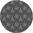 thumbnail image 1 of Ahgly Company Machine Washable Indoor Square Transitional Gray Area Rugs, 3' Square, 1 of 7