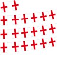 thumbnail image 1 of Wosthever Inglaterra Celebration String Flag Apto para todo clima para la Copa de Europa Suministro Adornos Accesorios Calle Deportes y aire libre, 1 of 6