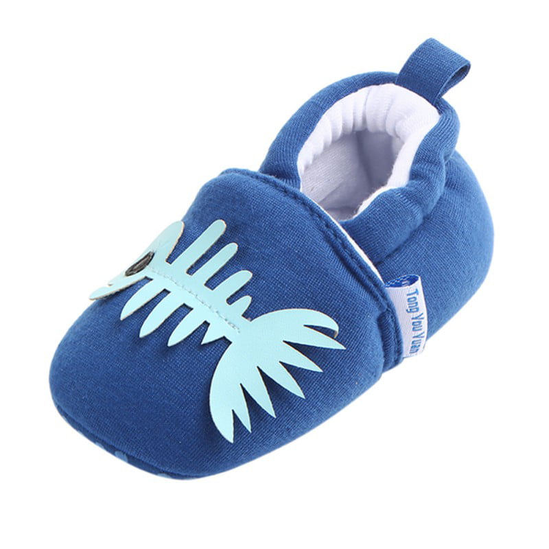 Cute Baby Boys Girls Canvas Toddler Sneaker Anti-slip First Walkers Shoes 0-18 Months Owl-A3