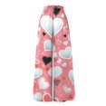 thumbnail image 5 of WTOBBY Women's Valentine's Day Print High Waist Wide Leg Palazzo Pants Casual Flowy with Pocket,Beach Trousers Ideal for Summer Parties, Wedding Events and Special Romantic Occasions,Light pink XL, 5 of 5
