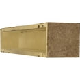 thumbnail image 5 of Ekena Millwork 8"H x 12"D x 60"W Pecky Cypress Faux Wood Fireplace Mantel, Natural Honey Dew, 5 of 17