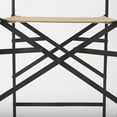 thumbnail image 2 of Tan Leather Director's Chair Bar Stool, 2 of 9