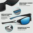 thumbnail image 4 of Sunier Polarized Sports Sunglasses for Men Women, Fishing Driving Outdoor Shades, 4 of 7